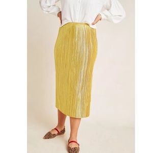 Anthropologie Maeve Domi Midi Skirt size 6
